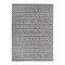 World Rug Gallery Contemporary Geometric Reversible Plastic 5' X 7' Black Outdoor Rug 6059BLACK5X7 - alternate 4